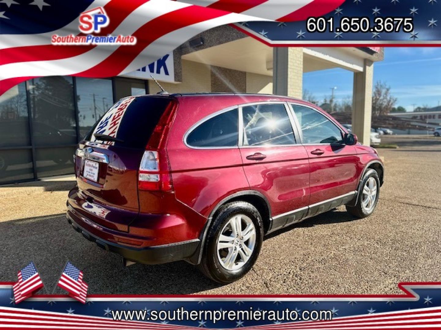 2010 RED HONDA CR-V EX-L (5J6RE3H74AL) , located at 922 W. Beacon St., Philadelphia, MS, 39350, (601) 650-3675, 32.770447, -89.127151 - Photo#5